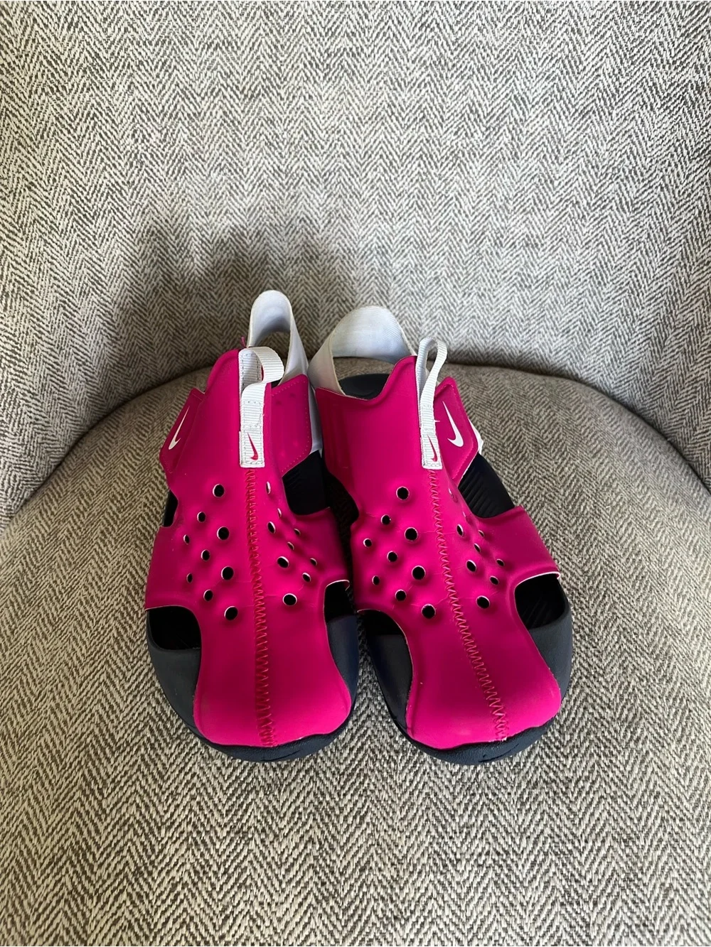 Nike Sunray Protect 2 Kids Sandals Pink White Black Size 3Y